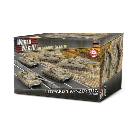German Leopard 1 Panzer Zug - WWIII - Checkpoint Charlie - TGBX20 - Battlefront Miniatures