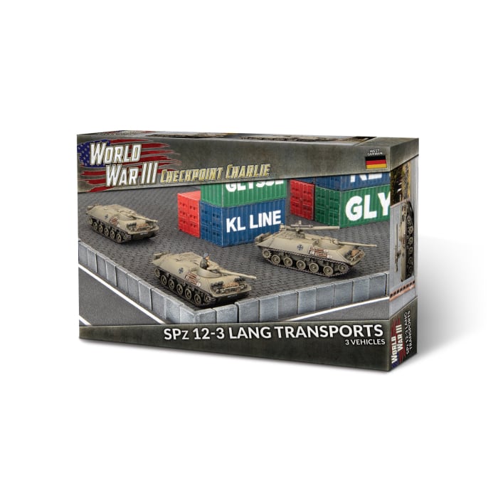 German SPz 12-3 Lang Transport Platoon - WWIII Checkpoint Charlie - TGBX22 - Battlefront Miniatures