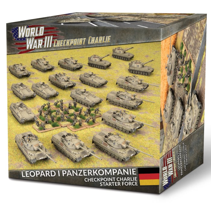 German Leopard 1 Panzerkompanie - Limited Edition - WWIII Checkpoint Charlie - TGRAB04 - Battlefront Miniatures