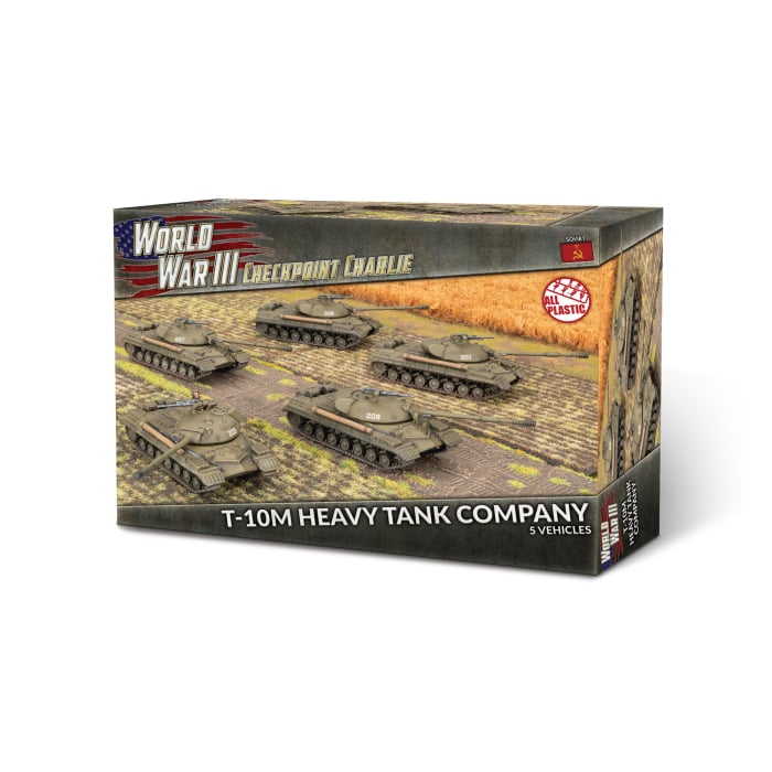 Soviet T-10M Heavy Tank Company - WW3 Checkpoint Charlie - TSBX37 - Battlefront Minaitures