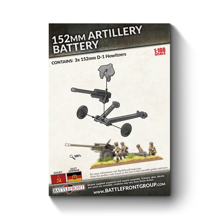 Soviet 152mm Howitzer - WW3 Checkpoint Charlie - TSBX40 - Battlefront Miniatures
