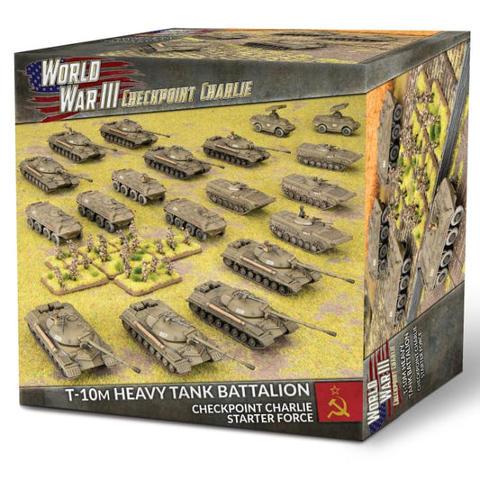 Soviet T-10M Heavy Tank Battalion - Limited Edition - WW3 Checkpoint Charlie - TSUAB07 - Battlefront Miniatures