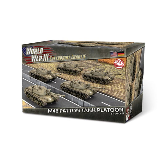 M48 Patton Tank Platoon - WW3 Checkpoint Charlie - TUBX23 - Battlefront Miniatures