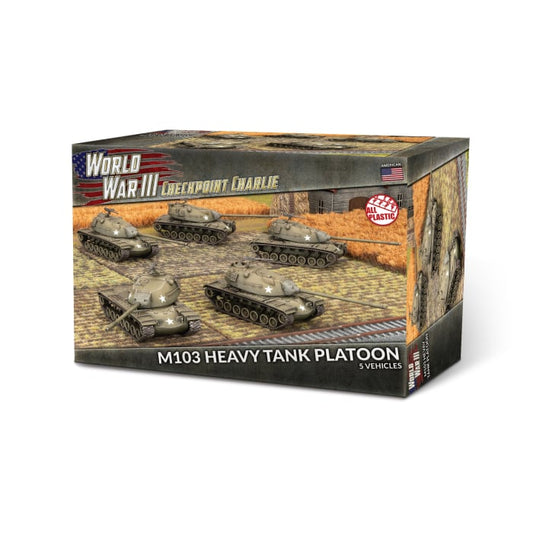 M103 Heavy Tank Platoon - WW3 Checkpoint Charlie - TUBX30 - Battlefront Miniatures