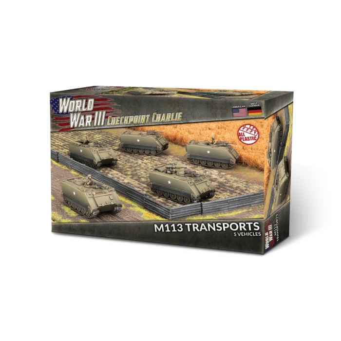 M113 Transports - WW3 Checkpoint Charlie - TUBX31 - Battlefront Miniatures